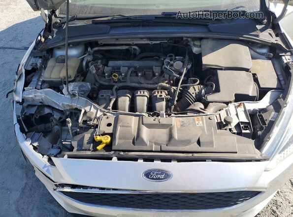 1FADP3K2XHL267109 2017 FORD FOCUS Серебряный Вид задней части салона