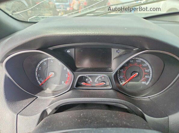 1FADP3L90GL221444 2016 FORD FOCUS Белый Вид щитка приборов