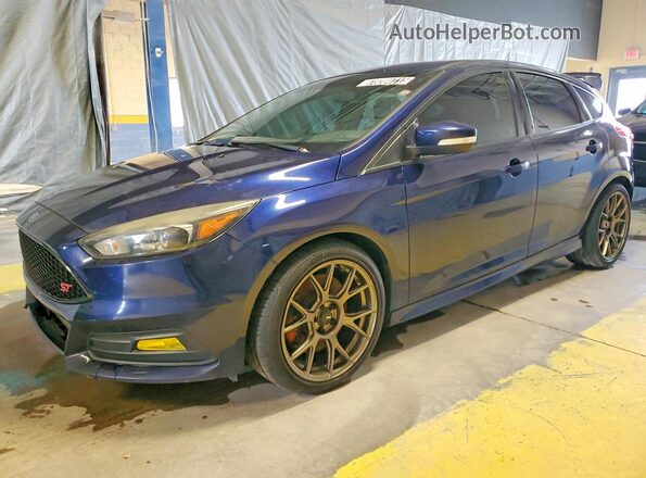 1FADP3L90GL243931 2016 FORD FOCUS Синий Передняя левая четверть