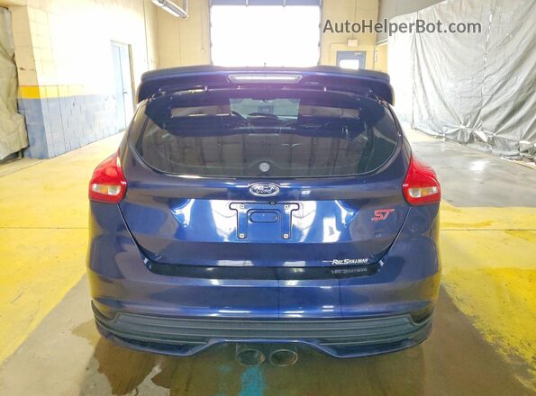 1FADP3L90GL243931 2016 FORD FOCUS Синий Вид сзади