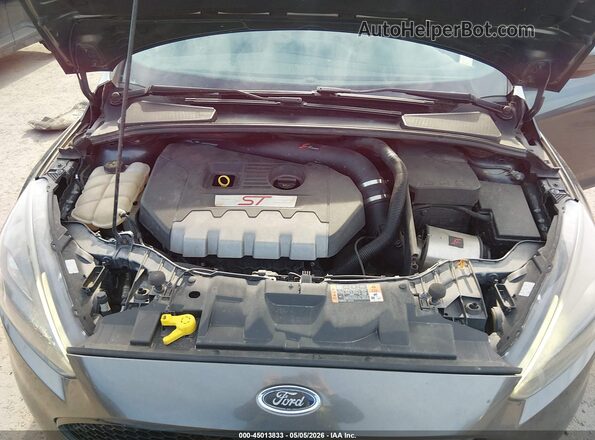 1FADP3L90GL385468 2016 FORD FOCUS ST Gray Rear view