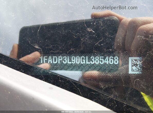 1FADP3L90GL385468 2016 FORD FOCUS ST Gray Engine compartment view