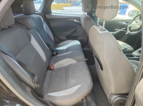 1FADP3L90GL405833 2016 FORD FOCUS Black Vista de los asientos traseros