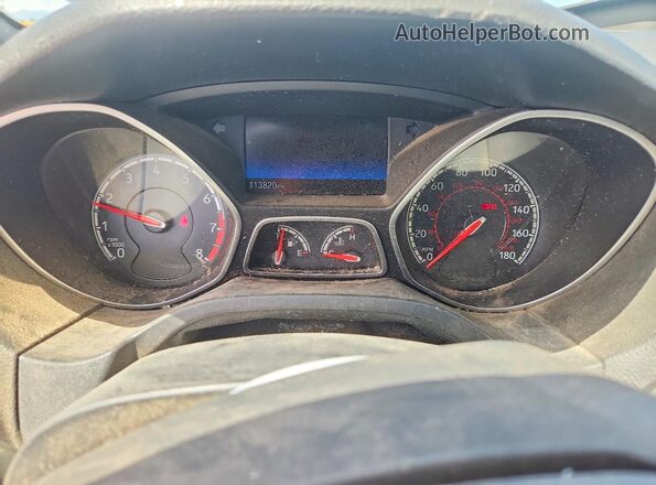 1FADP3L90GL405833 2016 FORD FOCUS Black Vista del cuadro de instrumentos