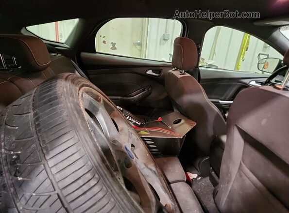 1FADP3L91HL306777 2017 FORD FOCUS Black Vista de los asientos traseros