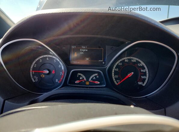 1FADP3L93JL331749 2018 FORD FOCUS Серый Вид щитка приборов