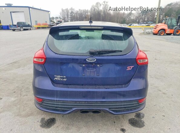 1FADP3L95GL318087 2016 FORD FOCUS Синий Вид сзади