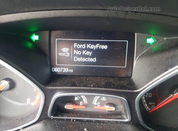 1FADP3L95GL318087 2016 FORD FOCUS Синий Вид щитка приборов