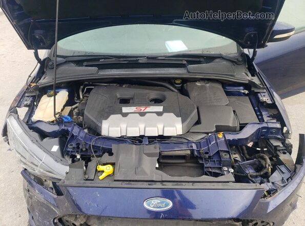 1FADP3L95GL318087 2016 FORD FOCUS Синий Вид подкапотного пространства