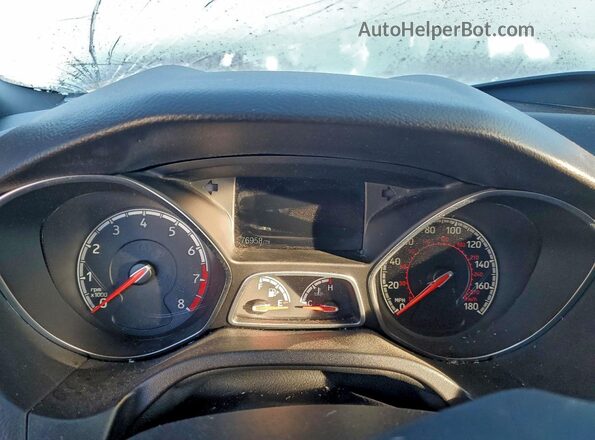 1FADP3L95JL332109 2018 FORD FOCUS Gray Widok zestawu wskaźników