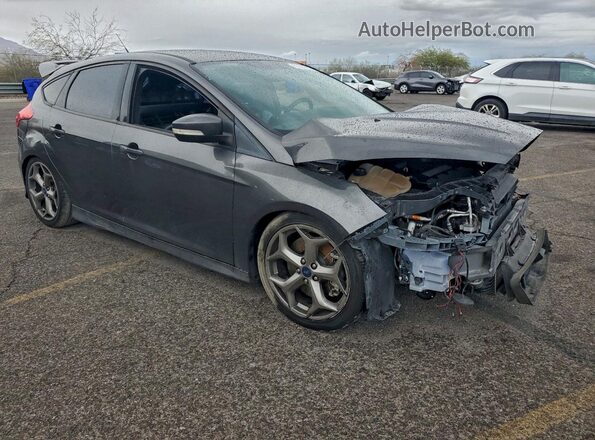 1FADP3L95JL332109 2018 FORD FOCUS Gray Przód prawy