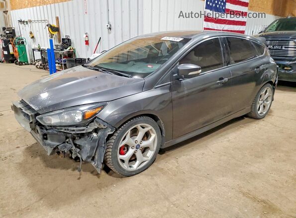 1FADP3L97GL377593 2016 FORD FOCUS Gray წინა მარცხენა ხედი სამი მეოთხედიდან