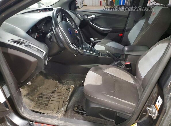 1FADP3L97GL377593 2016 FORD FOCUS Gray წინა სალონის ხედი