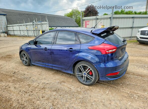 1FADP3L9XHL222232 2017 FORD FOCUS Синий Задняя левая четверть