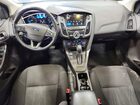 2017 Ford Focus Sel Синий vin: 1FADP3M22HL282748