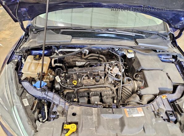 1FADP3M22HL282748 2017 FORD FOCUS Синий Вид задней части салона