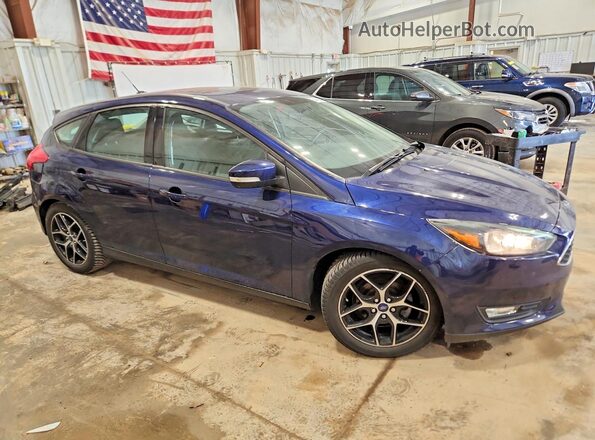 1FADP3M22HL282748 2017 FORD FOCUS Синий Передняя правая четверть
