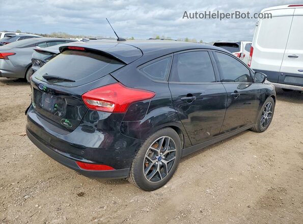 1FADP3M22JL287132 2018 FORD FOCUS Черный Задняя правая четверть