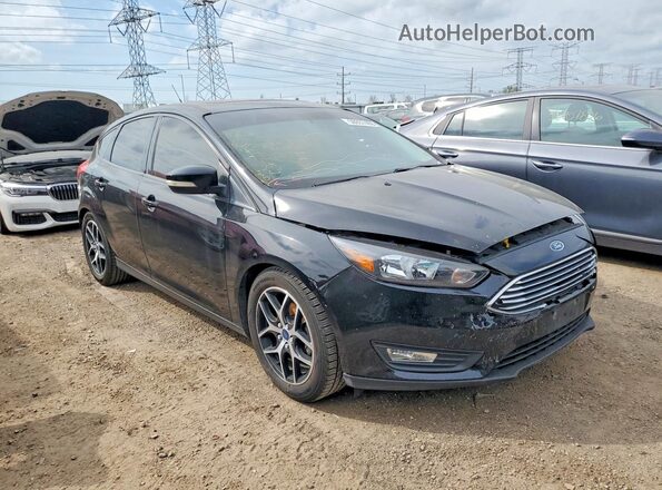 1FADP3M22JL287132 2018 FORD FOCUS Черный Передняя правая четверть
