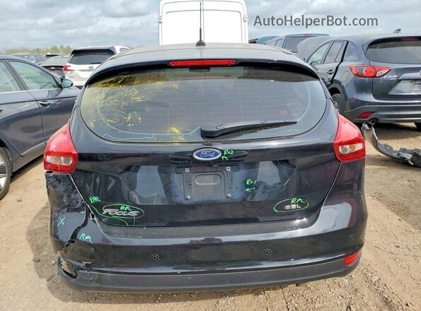 1FADP3M22JL287132 2018 FORD FOCUS Черный Вид сзади