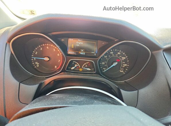 1FADP3M23JL232298 2018 FORD FOCUS Серый Вид щитка приборов