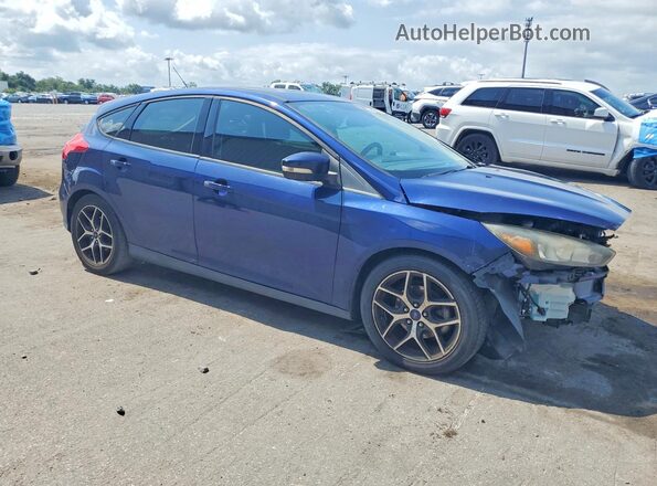 1FADP3M25HL327438 2017 FORD FOCUS Blue Передня права чверть