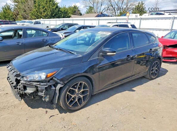1FADP3M27JL300232 2018 FORD FOCUS Черный Передняя левая четверть