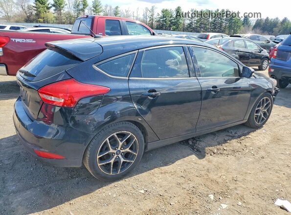 1FADP3M27JL300232 2018 FORD FOCUS Черный Задняя правая четверть