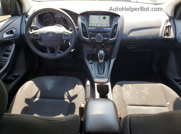 1FADP3M27JL300232 2018 FORD FOCUS Черный Вид панели приборов
