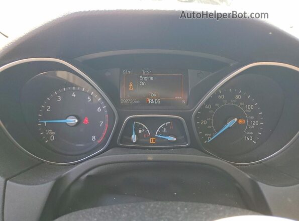 1FADP3M27JL300232 2018 FORD FOCUS Черный Вид щитка приборов