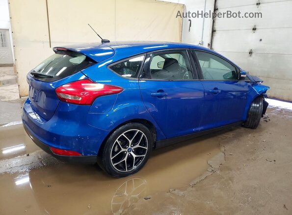 1FADP3M28JL323891 2018 FORD FOCUS Синий Задняя правая четверть