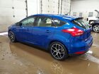 2018 Ford Focus Sel Синий vin: 1FADP3M28JL323891