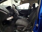 2018 Ford Focus Sel Синий vin: 1FADP3M28JL323891