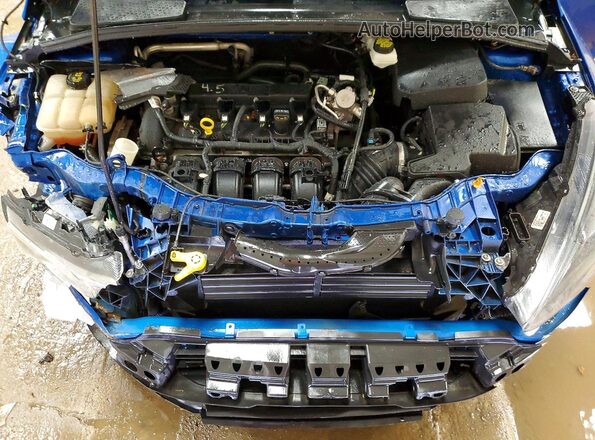 1FADP3M28JL323891 2018 FORD FOCUS Синий Вид подкапотного пространства