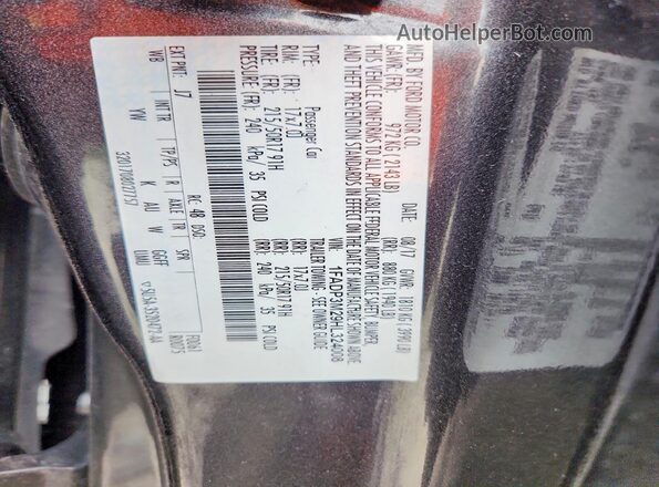 1FADP3M29HL324008 2017 FORD FOCUS Серый Вид подкапотного пространства