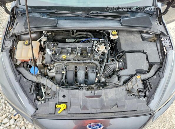 1FADP3M29HL324008 2017 FORD FOCUS Серый Вид задней части салона