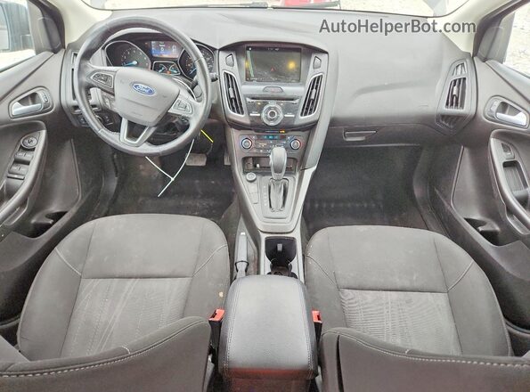 1FADP3M29HL324008 2017 FORD FOCUS Серый Вид панели приборов