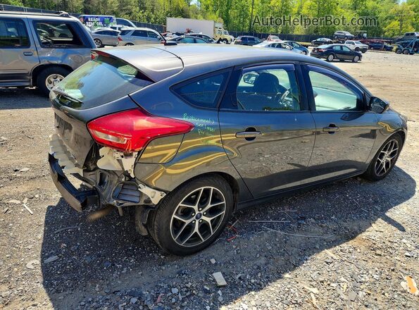 1FADP3M2XHL252462 2017 FORD FOCUS Серый Задняя правая четверть