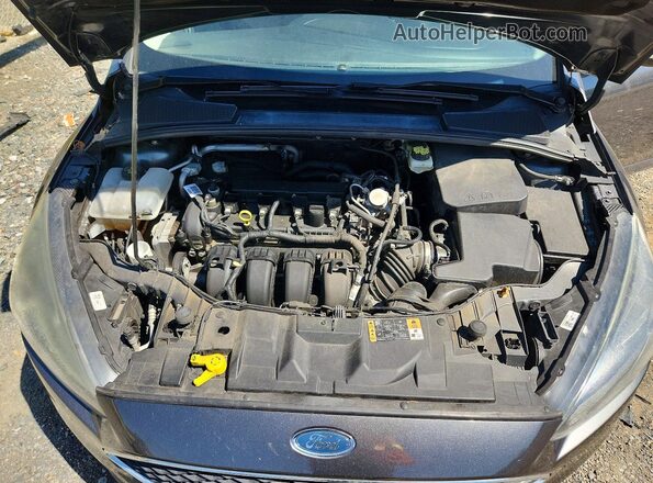 1FADP3M2XHL252462 2017 FORD FOCUS Серый Вид задней части салона