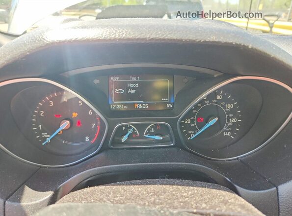 1FADP3M2XHL252462 2017 FORD FOCUS Серый Вид щитка приборов