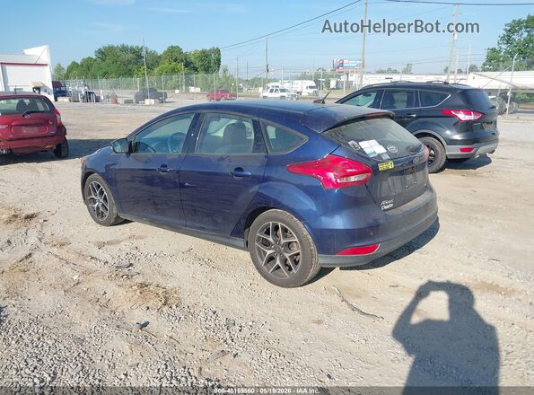 1FADP3M2XHL323885 2017 FORD FOCUS Blue Trasero izquierdo