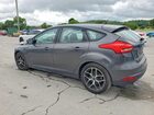 2017 Ford Focus Sel Gray vin: 1FADP3M2XHL347751