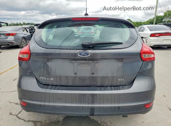 1FADP3M2XHL347751 2017 FORD FOCUS Gray უკანა ხედი
