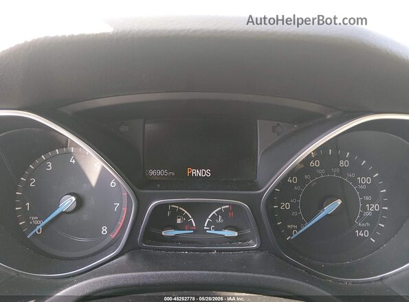 1FADP3N20GL363132 2016 FORD FOCUS White Widok tylnych siedzeń