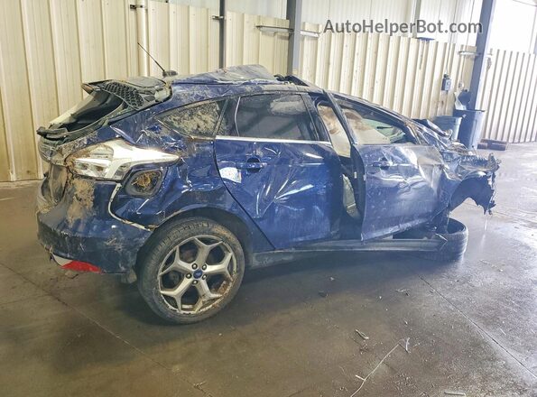 1FADP3N22GL369434 2016 FORD FOCUS Blue Tył prawy