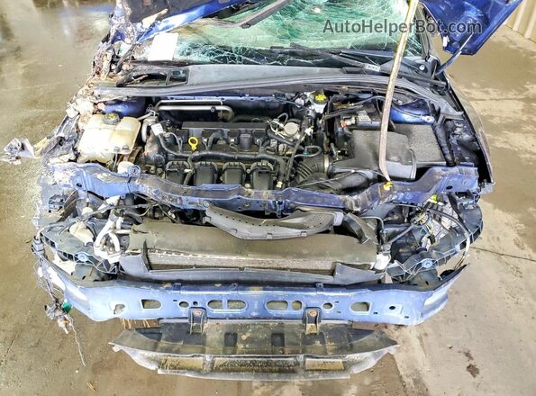 1FADP3N22GL369434 2016 FORD FOCUS Blue Widok wnętrza z tyłu