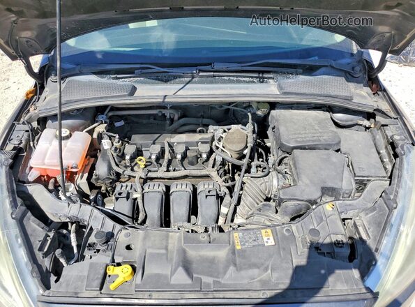 1FADP3N23GL287664 2016 FORD FOCUS Серый Вид задней части салона