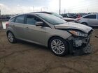 2016 Ford Focus Titanium Желто-коричневый vin: 1FADP3N27GL307818