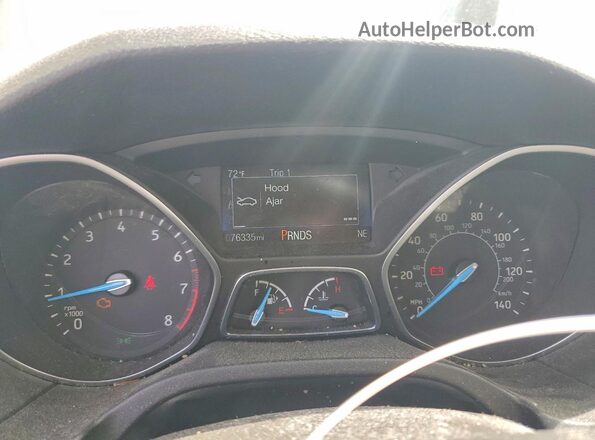 1FADP3N27GL307818 2016 FORD FOCUS Желто-коричневый Вид щитка приборов