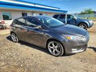 2016 Ford Focus Titanium Серый vin: 1FADP3N29GL344224